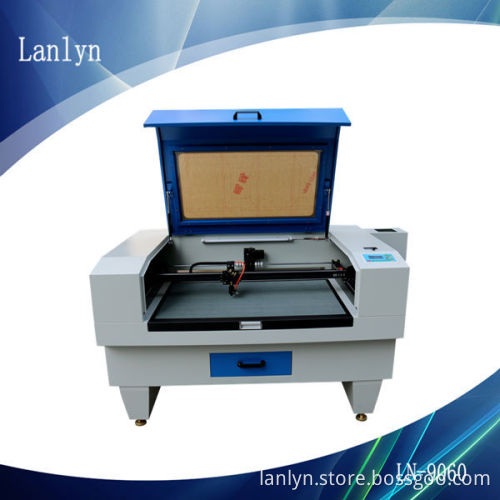 Shenzhen Lanlyn 9060 Hot Sale High Quality Cheap Laser Applique Cutting Machine